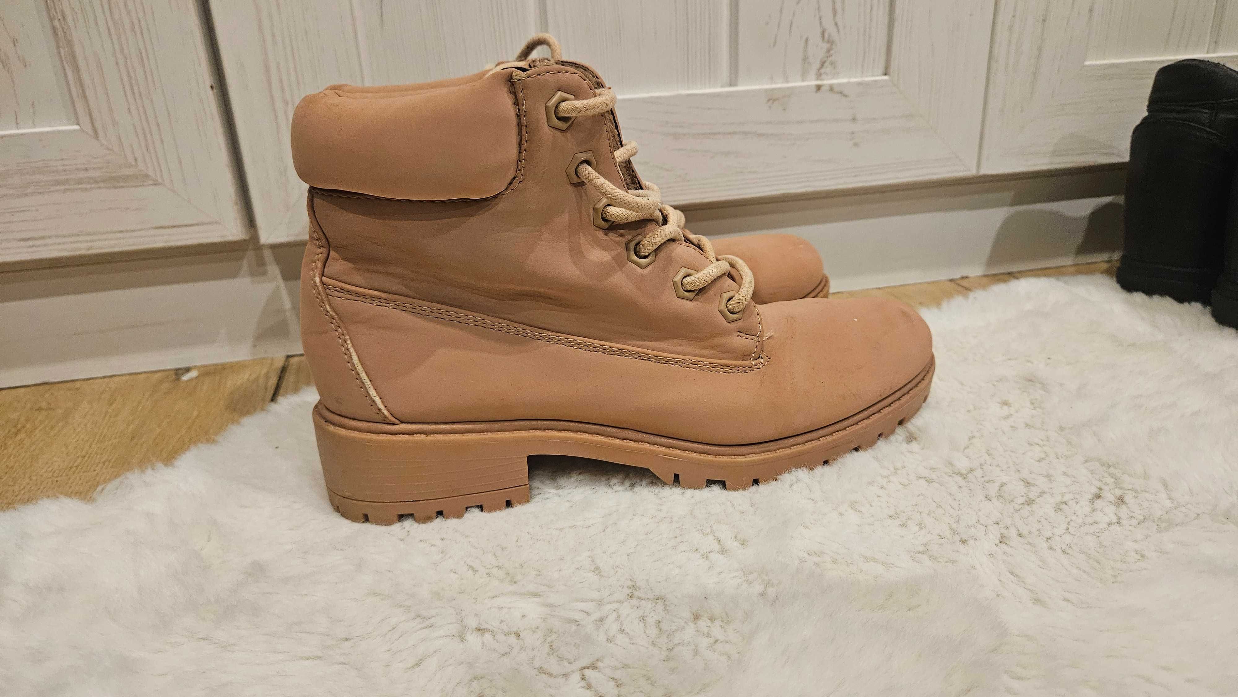 Botki jesienno zimowe wiosenne 37 primark lasocki hi-tec za kostke