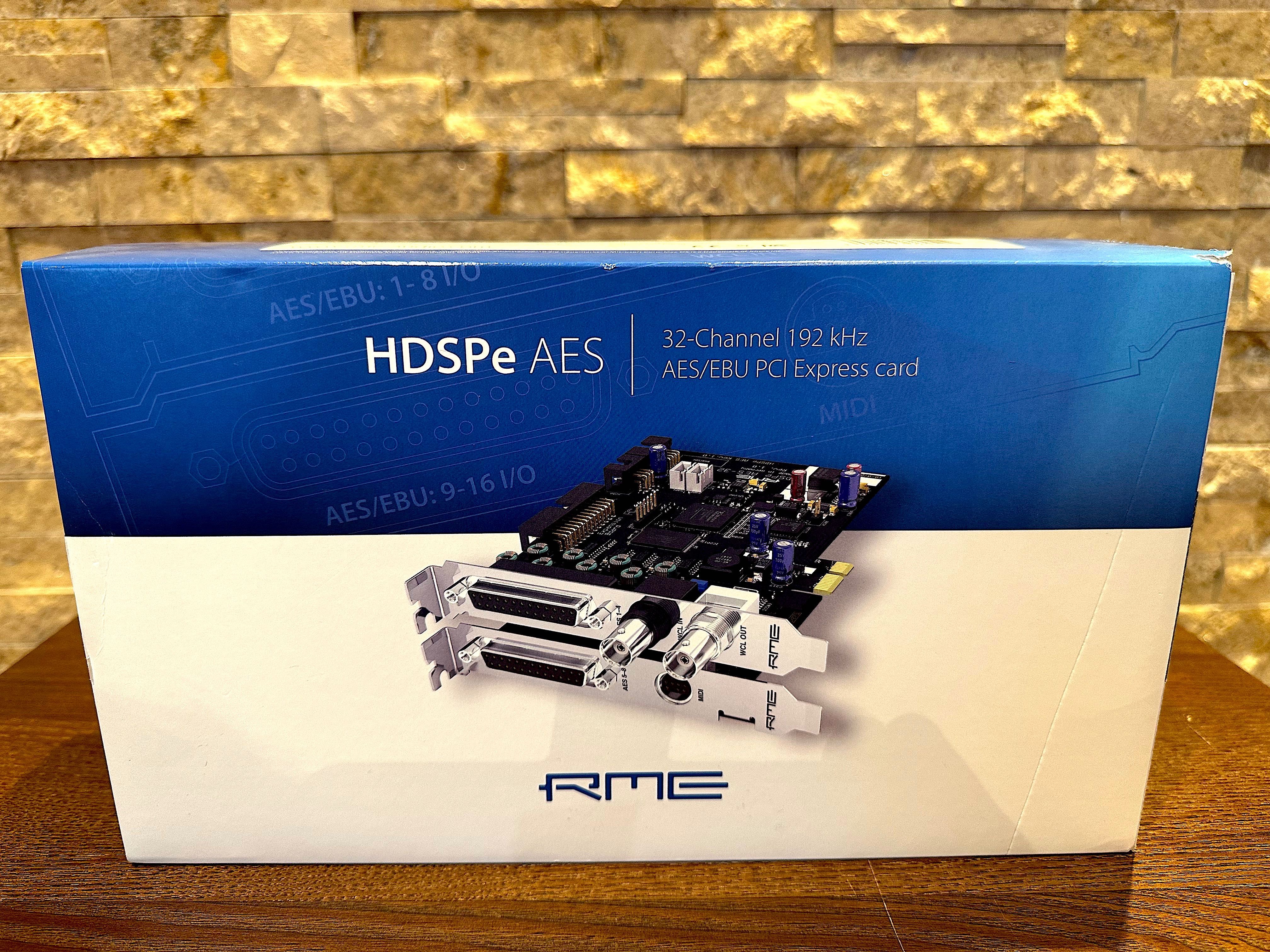 RME HDSPe AES PCIe - zawodowa karta AES/EBU