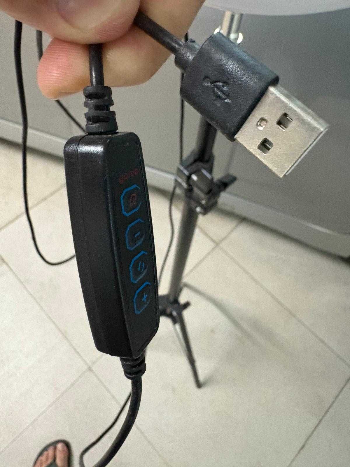 Anel de Luz LED Portátil com tripé para Video Youtuber