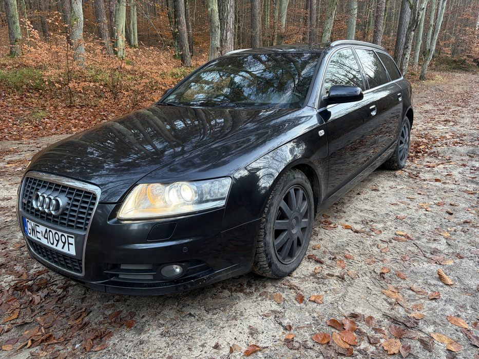 Audi a6 3xsline 240km quattro 2008 kamera el fotele
