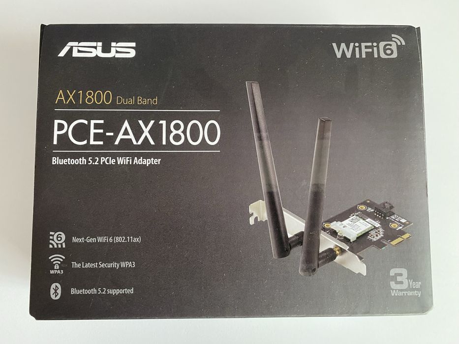Wi-Fi/Bluetooth адаптер Asus PCE-AX 1800