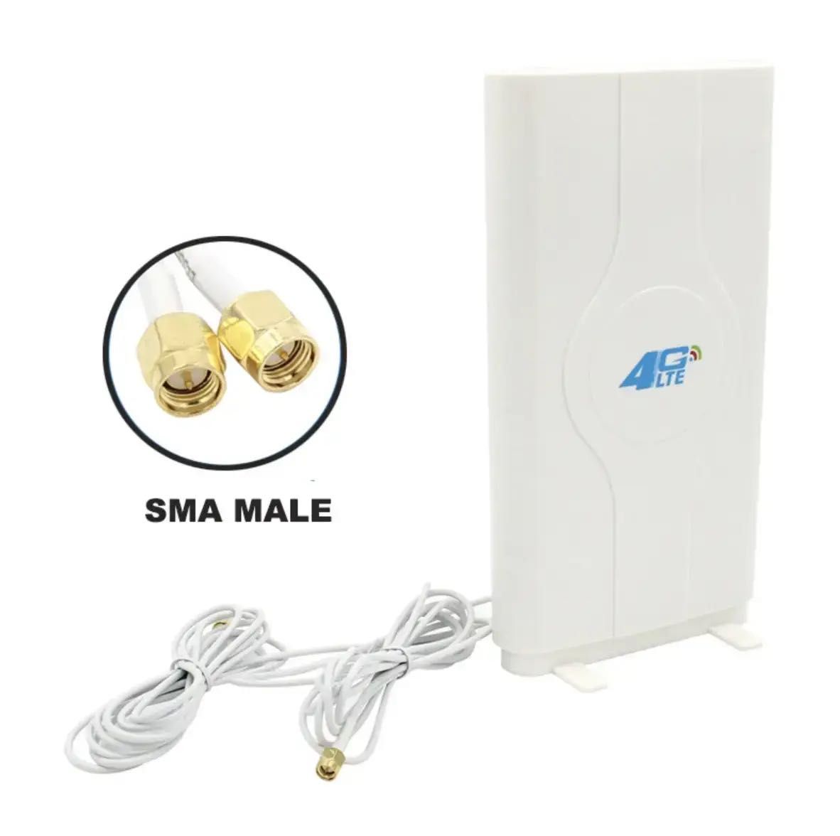 Антенна для роутера LF-ANT4G01 SMA 2x9 дБи MIMO LTE 4G wi fi усилитель