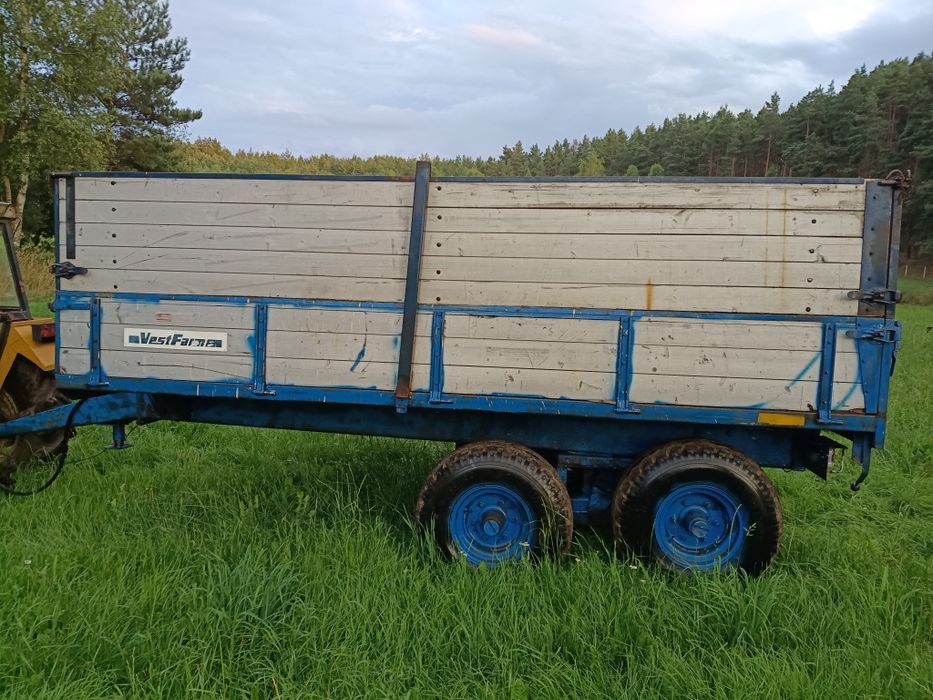 Przyczepa tandem wywrotka 8t VestFarm Tim Navtek Bastrupp Pronar