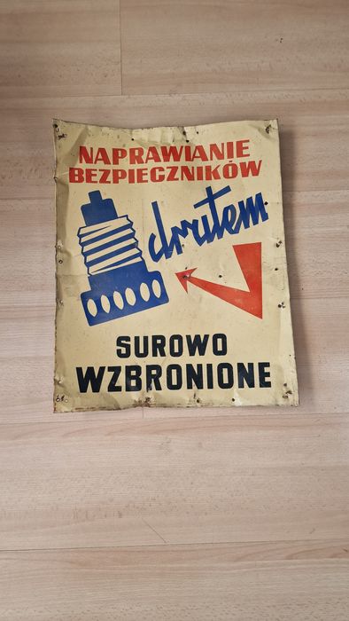 Oryginalna Tablica PRL