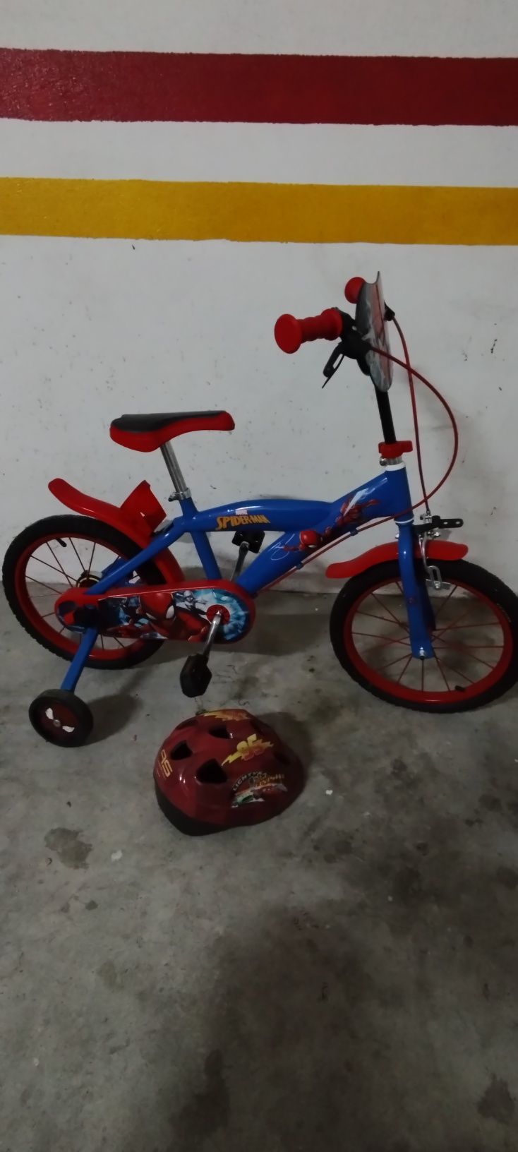 Bicicleta de criança Spiderman