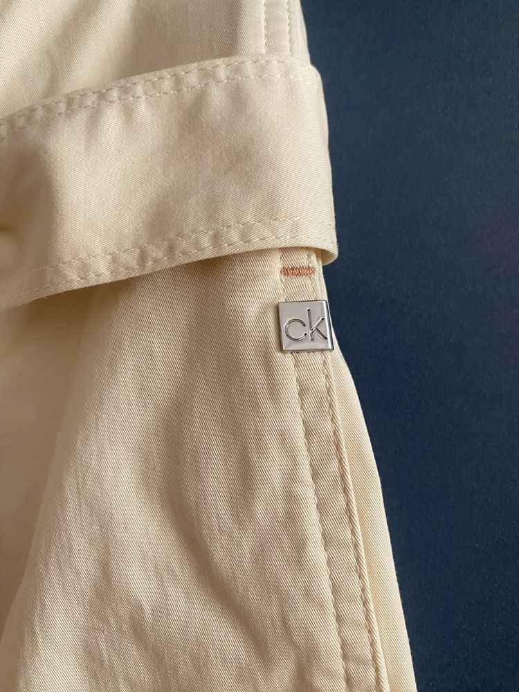 Bawełniane spodnie Calvin Klein r.36