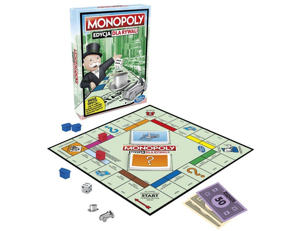 Gra Monopoly Edycja dla rywali plansza karty GR0659