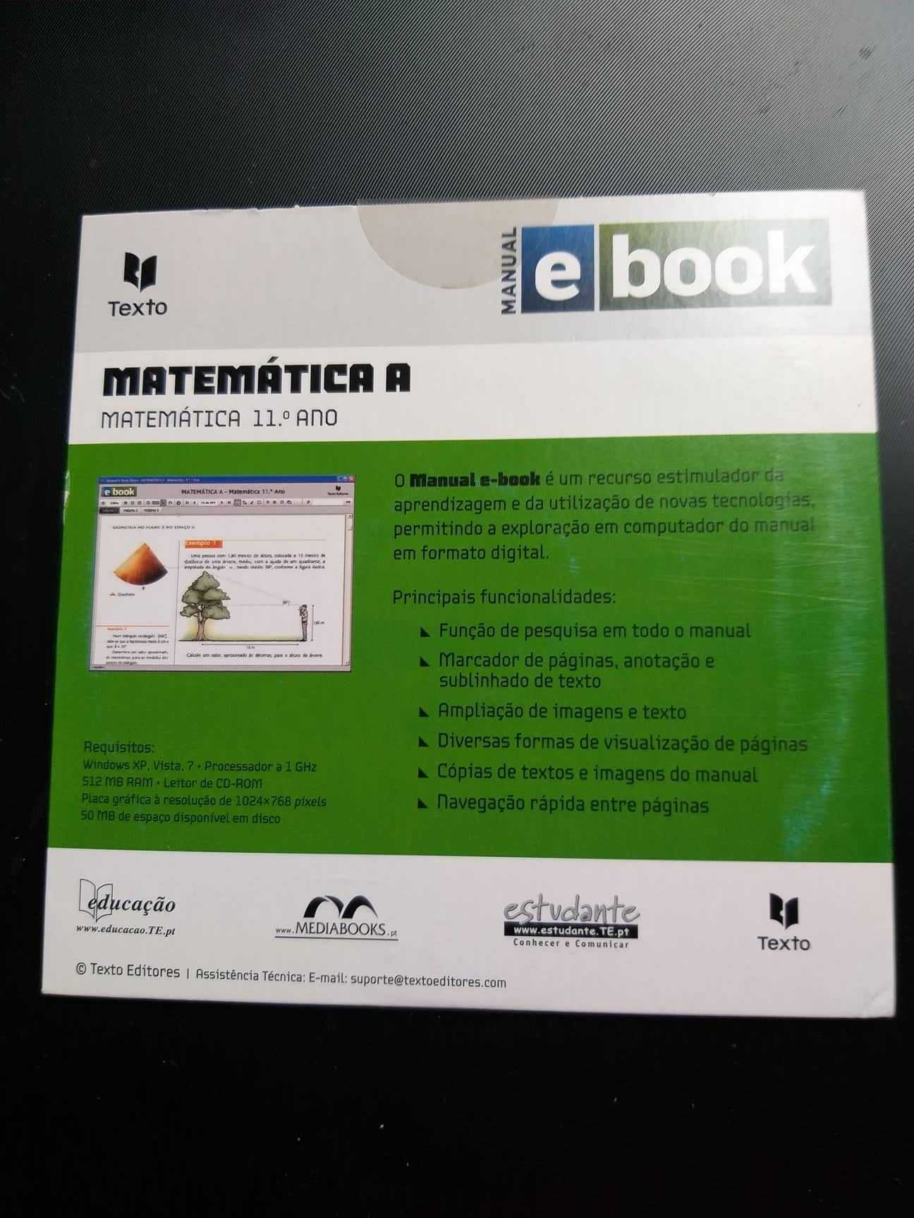 Manual E-book Matemática A 11º Ano