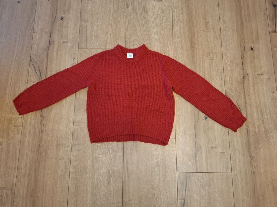 Czerwony sweter dla dziewczynki Cool Club r. 146