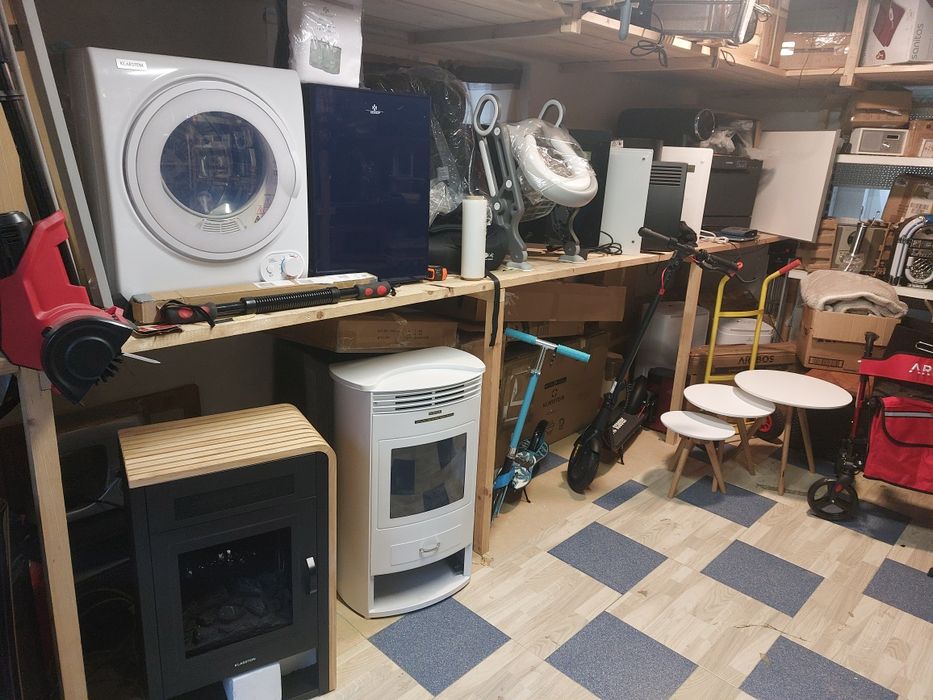 Kominek elektryczny, 950/1900 W, termostat, programator czasowy, kolor