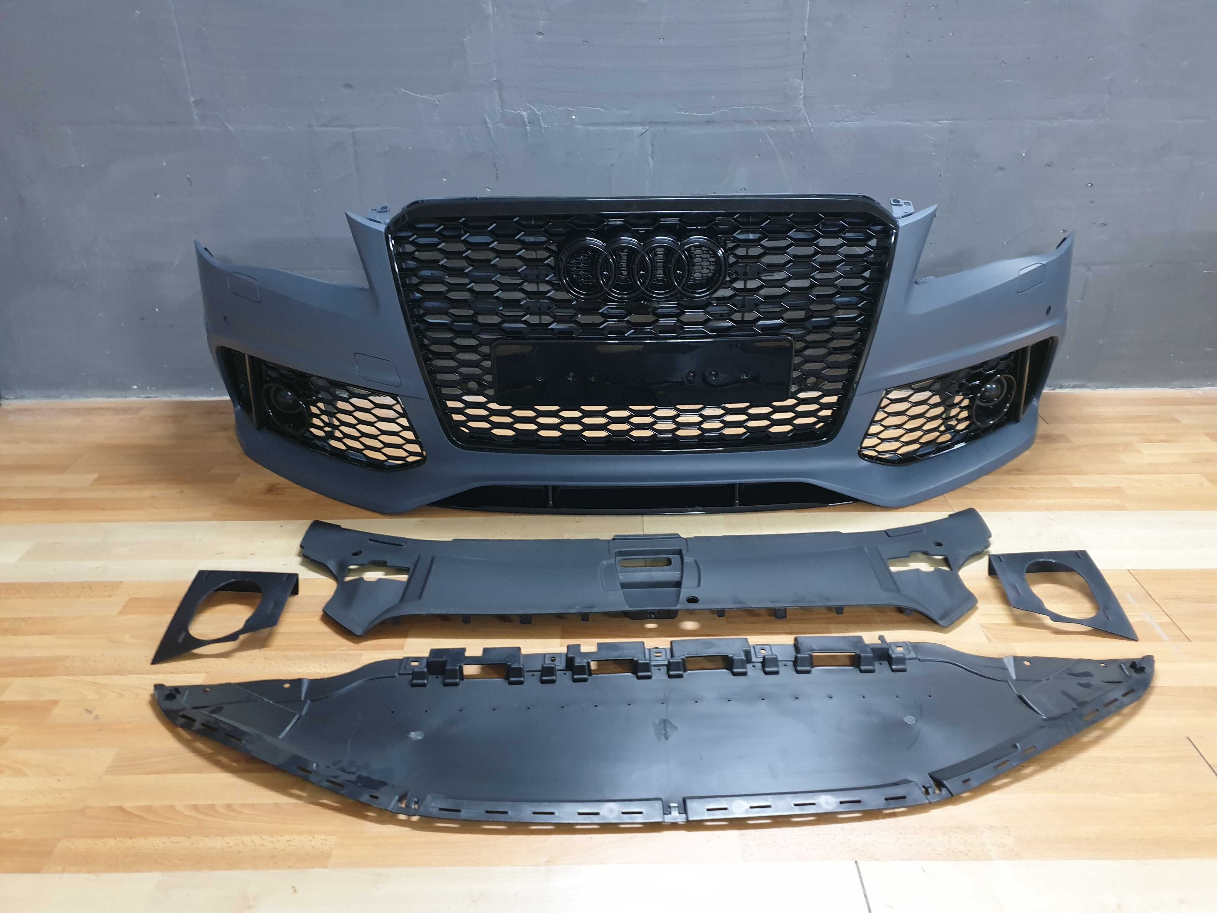 Передній бампер в стиле RS FB  Audi  A8 D4 2010-2014г.