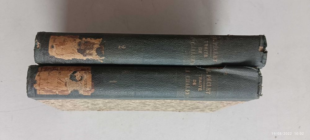 Livros Pa-3 - E.Péglet - Traité de La Chaleur (ler descrição)