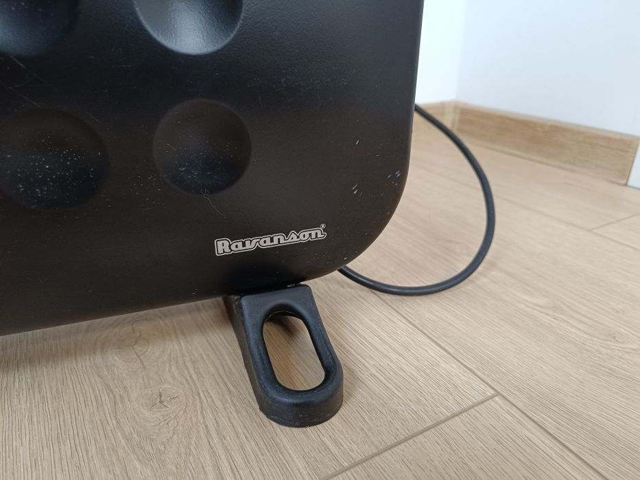 Ravanson grzejnik konwektor elektryczny czarny