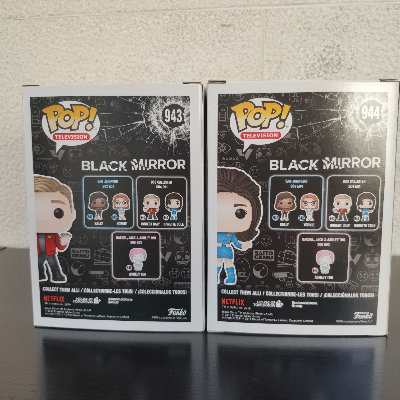 2 Funkos POP Black Mirror