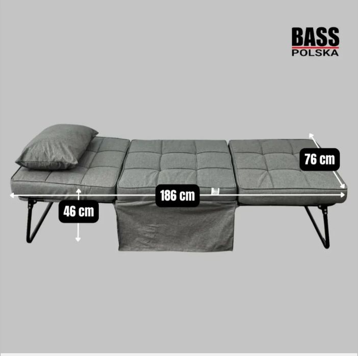 Pufa leżanka łóżko