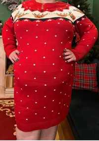 Nowa sukienka sweter plus size r. 54