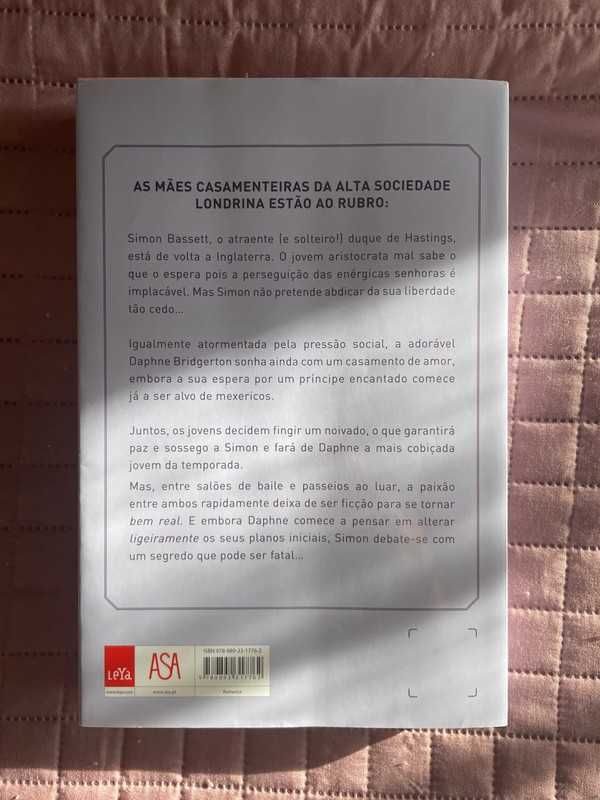 Livro: Crónica de Paixões e Caprichos (The Duke and I) de Julia Quinn