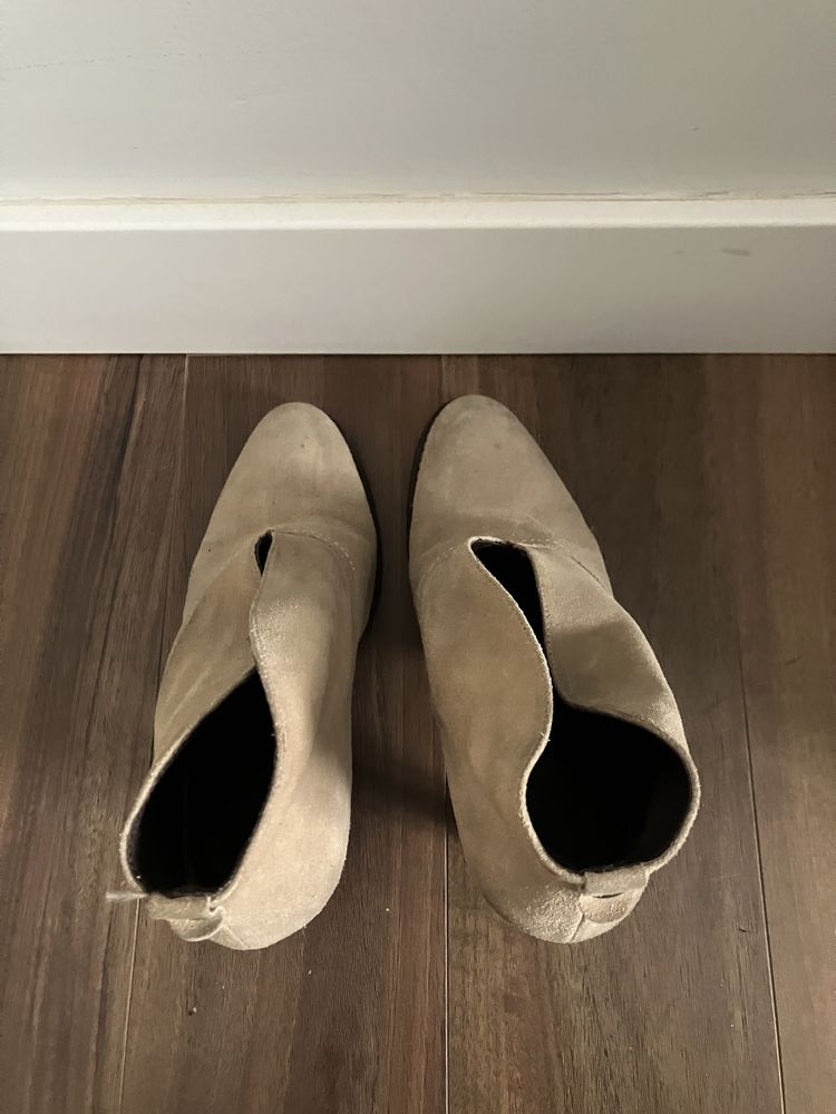 Sapato de mulher de couro salto 8/9cm Foreva 38