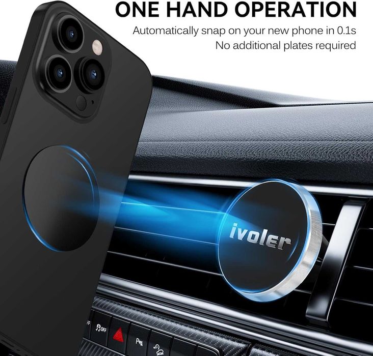 ivoler Magnetyczny uchwyt na telefon samochodowy, [2 sztuki]