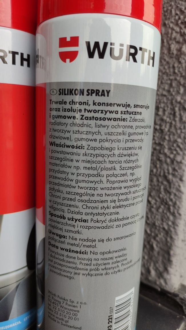 Silikon spray Wurth