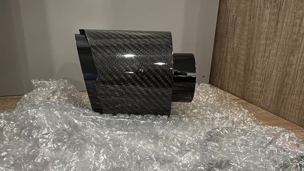 Końcówka wydechu carbon look 60mm/114mm