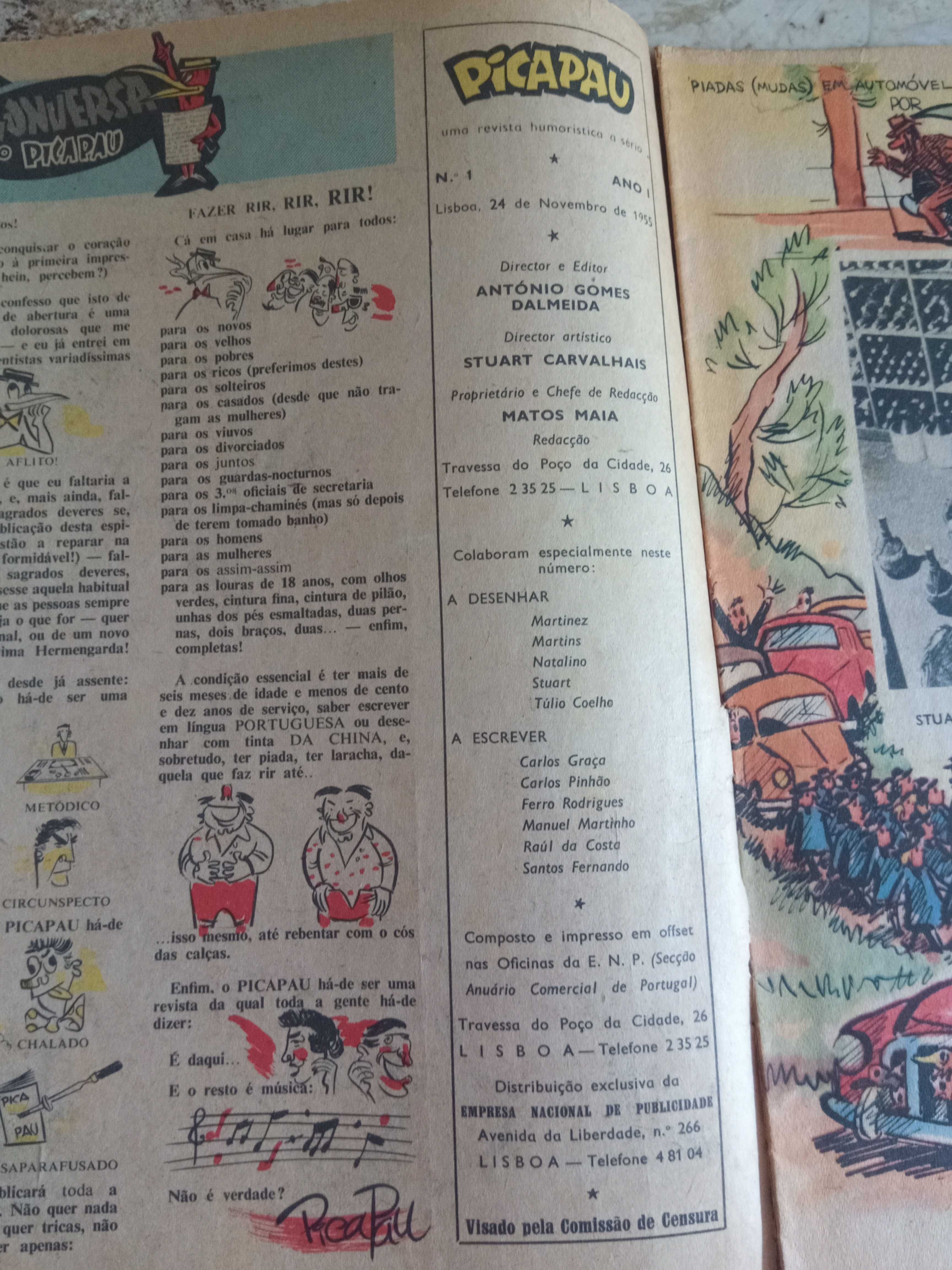 Revista de humor PicaPau anos 50