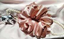 Jedwabna Gumka Scrunchie – Handmade