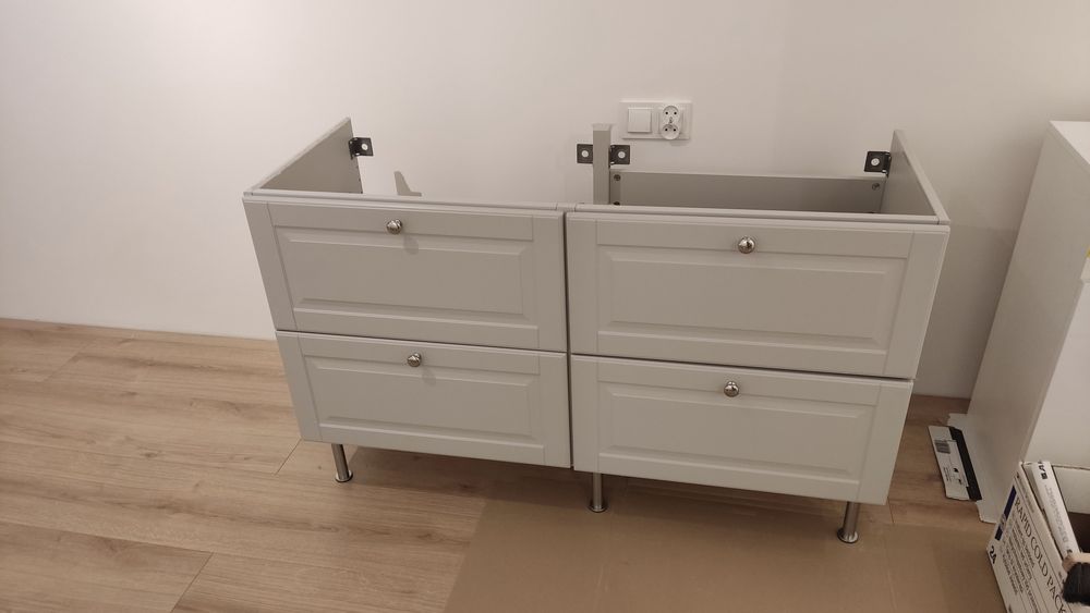 Mniej niż 50% ceny, szafka łazienkowa Ikea 120cm, 4 szuflady