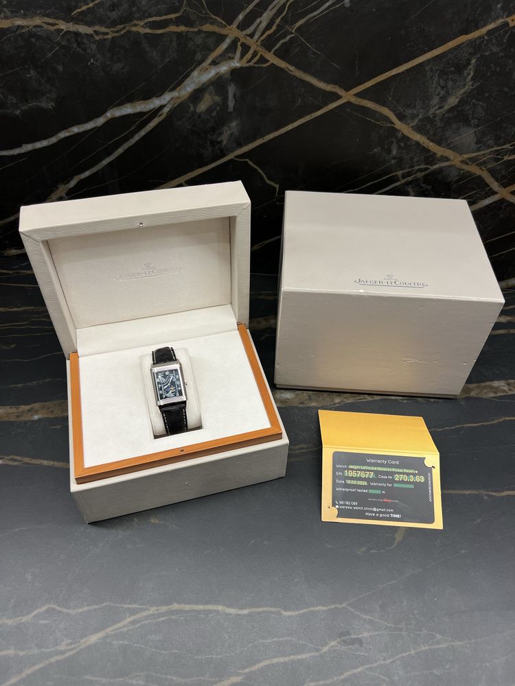 Jaeger-LeCoultre Reverso, białe złoto 18K!