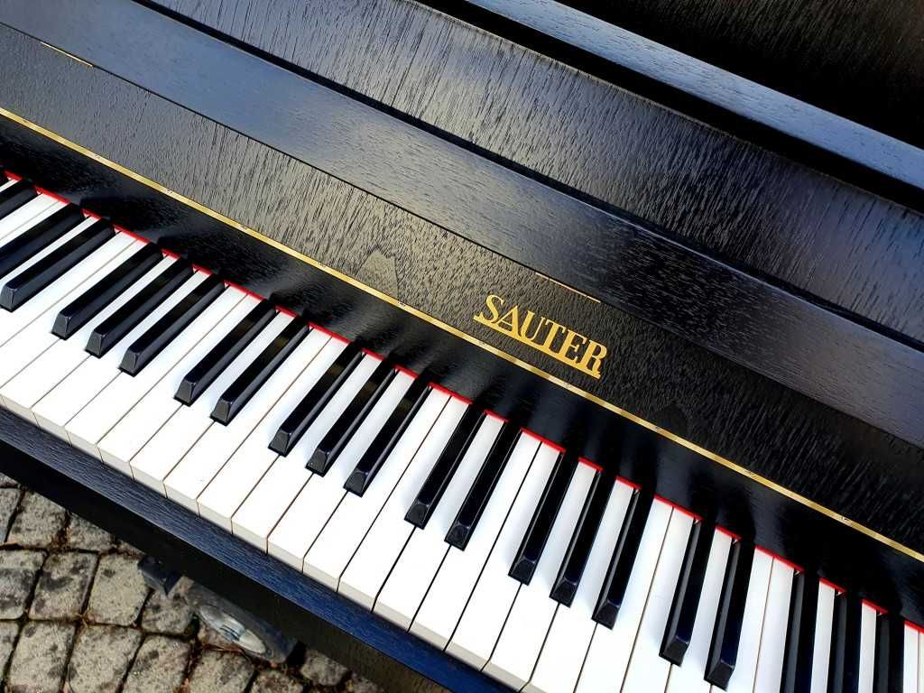 Pianino SAUTER 110cm 1985r CZARNE mechanika RENNER