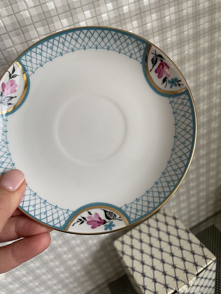 Чашка і блюдце imperial Porcelain 1744  новий порцеляна фарфор