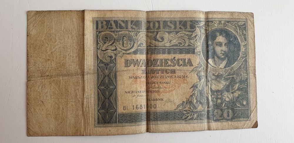 Stare banknoty polskie i niemieckie