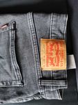 Levis 512 Ciemno-SZARE jeansy elastyczne W33 L32 dopasowane JAK NOWE