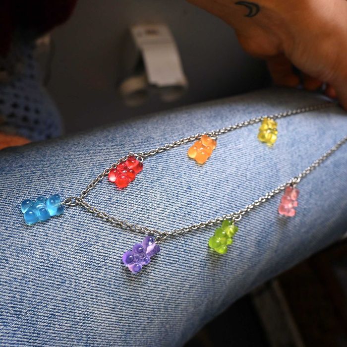 Naszyjnik z żelkami – kolorowe misie