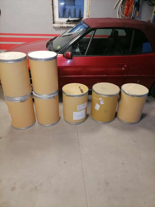 Tekturowa beczka z obejma 1 szt b