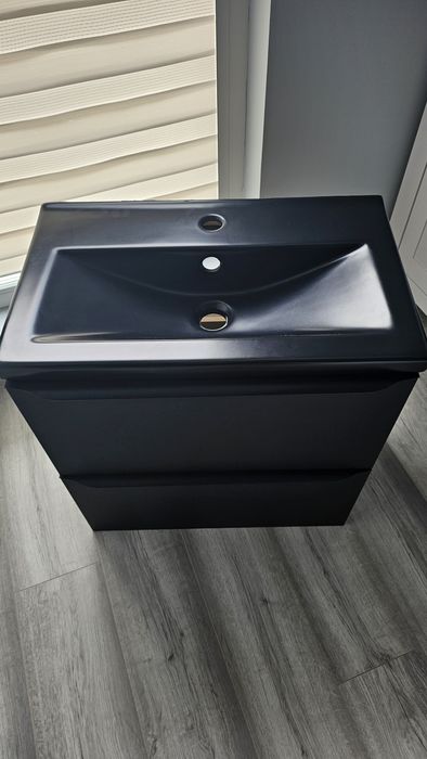 Szafka wisząca do umywalki Imandra Slim z umywalką GoodHome Nira 60cm
