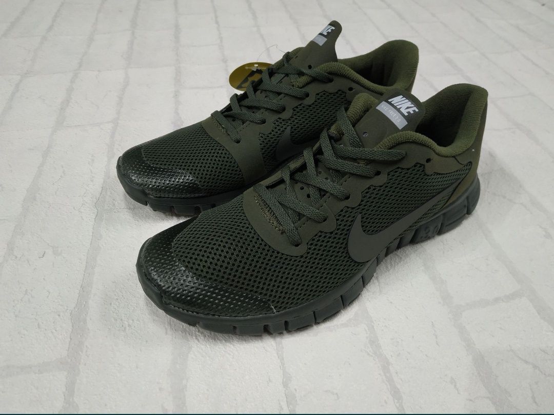 Кроссовки Nike Free хаки 3.0
