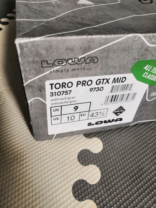 LOWA TORO PRO GTX MID, новые, оригинал!