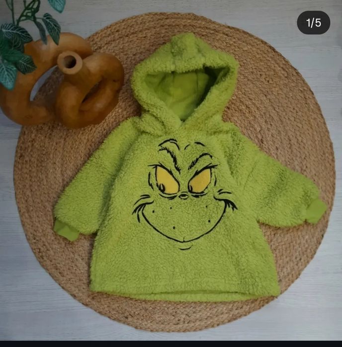 Грін худі м'ке неймовірне на 2-4 рочки