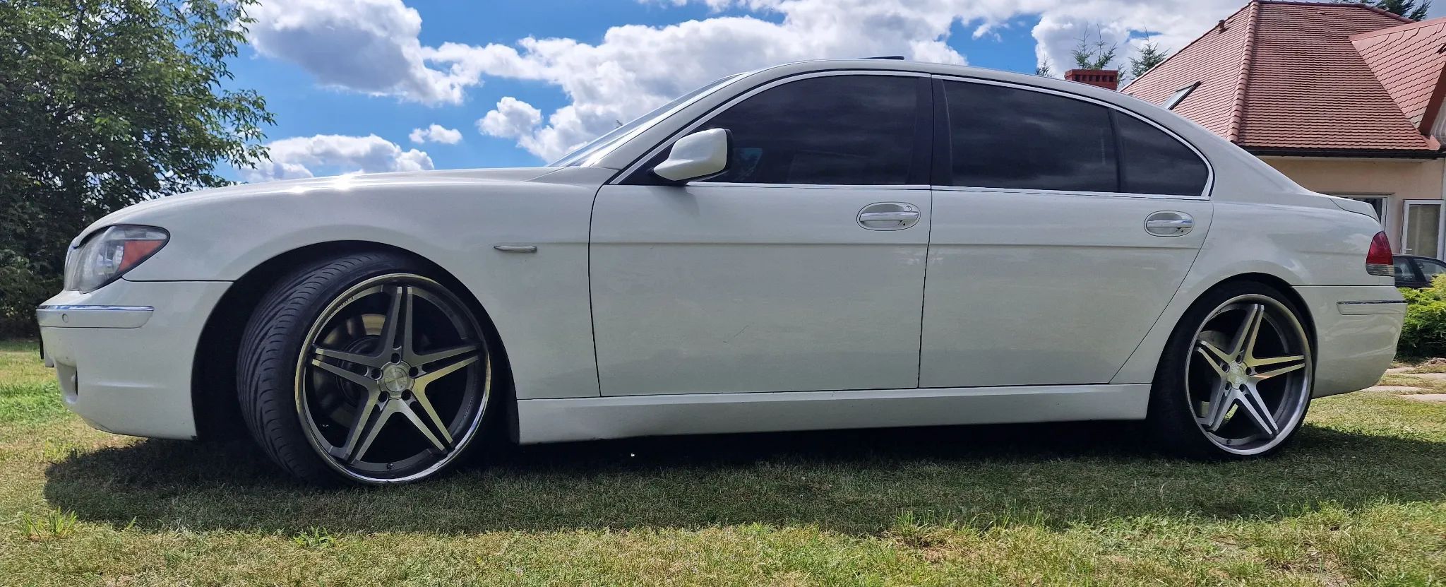 BMW Seria 7 BMW 750 Li (e66) 2006 alpinweiss 22" rant, dociągi, rolety