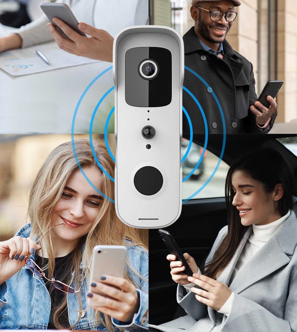 Wideodomofon Wifi Domofon Kamera Full HD Tuya Smart