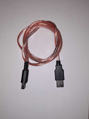 Кабель живлення USB AM - DC 5.5x2.1 мм, 1,0м