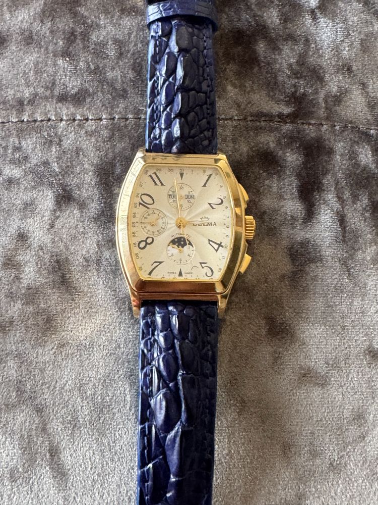 Vendo Delma Chronograph em ouro 18 quilates ou troco por Rolex.