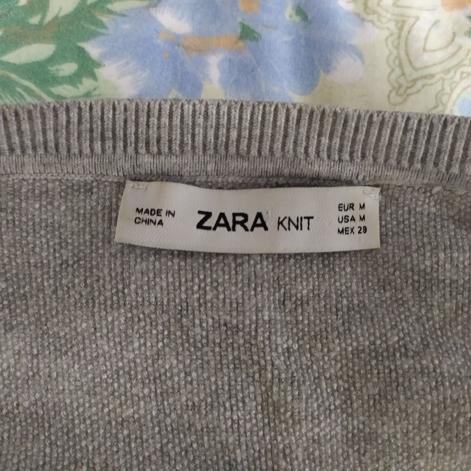 Кофта Zara туника с открытыми плечами
