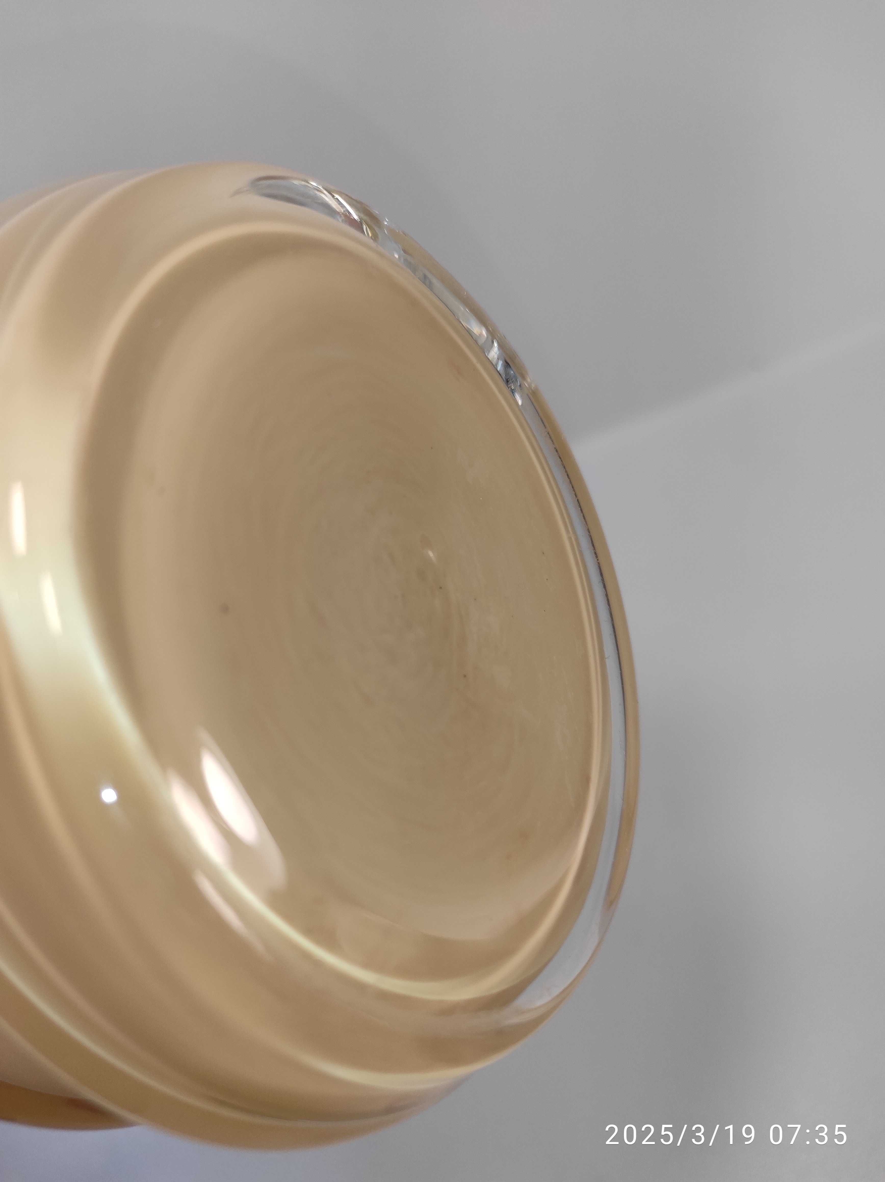 Kufel HS Tarnowiec kolor blado żółty pomarańczowy  wys 17cm