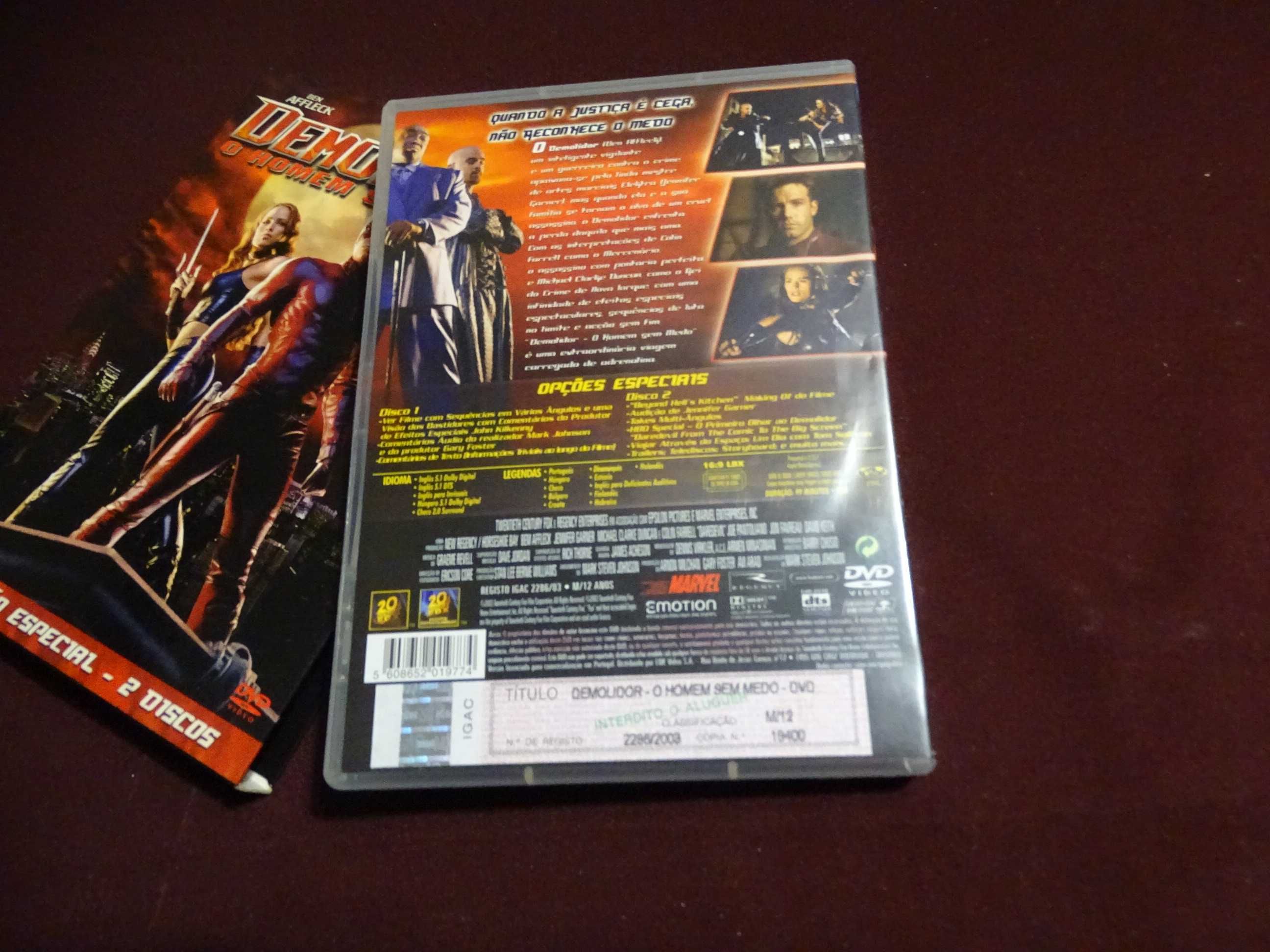 DVD-Demolidor/O Homem sem medo-Edição especial 2 discos