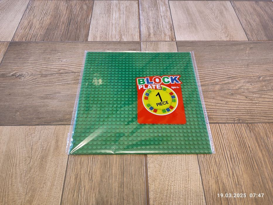Nowa kwadratowa zielona płytka konstrukcyjna do klocków LEGO