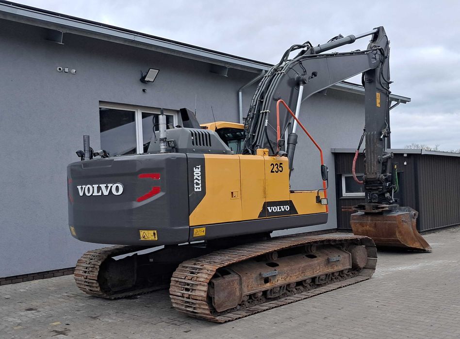 VOLVO EC220EL Rototilt Steelwrist Szczypce GPS 3D Leica Niwelacja Ter.