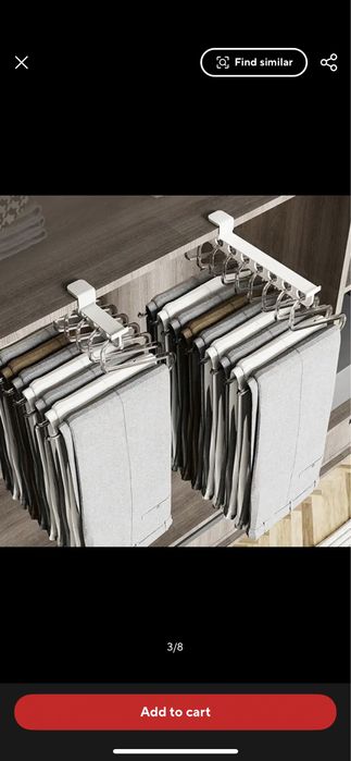 Висувний вішак, выдвижная вешалка