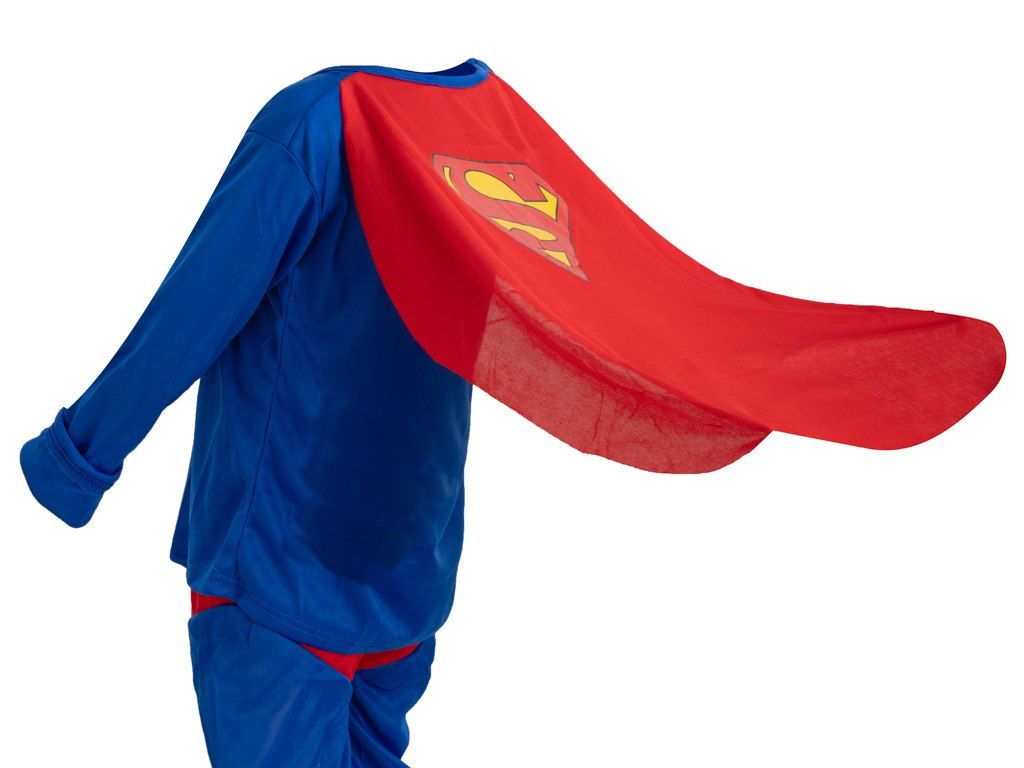 Kostium strój Superman rozmiar M 110-120cm